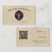 コーヒーウィザード朝食 名刺 (正面/裏面)