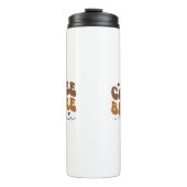 コーヒーウィートーキーおもしろいレトロ文字スタイル タンブラー (正面)