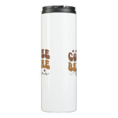 コーヒーウィートーキーおもしろいレトロ文字スタイル タンブラー (裏面)