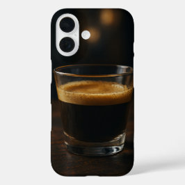 コーヒーエステティックフォンケース – ミニマリストEspresso iPhone 16ケース