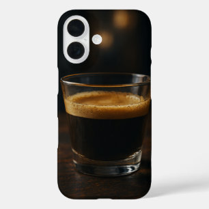 コーヒーエステティックフォンケース – ミニマリストEspresso iPhone 16ケース