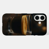 コーヒーエステティックフォンケース – ミニマリストEspresso Case-Mate iPhoneケース (裏面 (横))