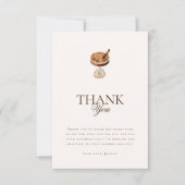 コーヒーエスプレッソ愛は醸造ブライダルシャワー サンキューカード (正面)