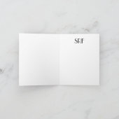 コーヒーエレガント文房具ノートカード サンキューカード (内部)