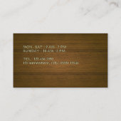 コーヒーエレガント豆コーヒーロイヤリティ ロイヤリティカード (裏面)