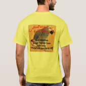 コーヒーオウムのエチオピアのコーヒースポーツクラブのティー Tシャツ (裏面)