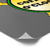 コーヒーオクロックのポスター ポスター (角)