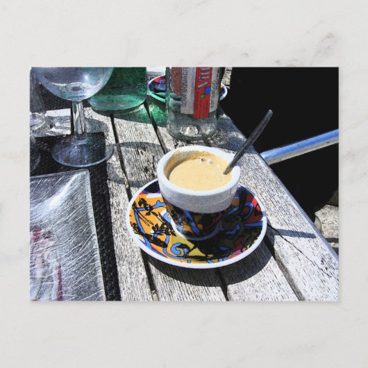 コーヒーオンノルマンディビーチ ポストカード (正面)