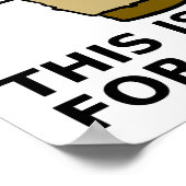 コーヒーオーバージュースおもしろいポスター ポスター (角)