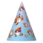 コーヒーオーバー幽霊パーティーハット子供へパーティー パーティーハット (左)