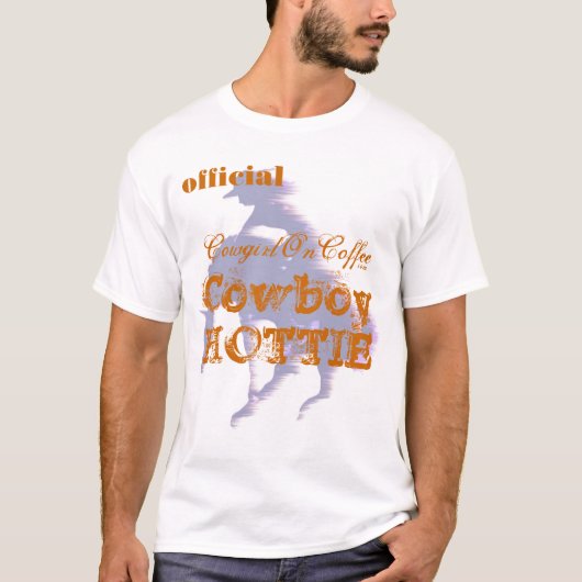 コーヒーカウボーイHOTTIEの公式の女性のカーボーイ Tシャツ (正面)