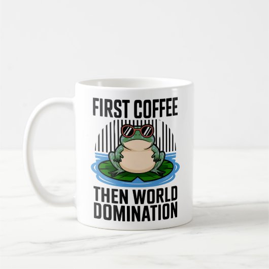 コーヒーカエル コーヒーマグカップ (左)