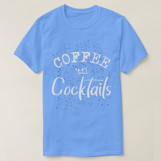コーヒーカクテルラバーエスプレッソ Tシャツ (デザイン正面)