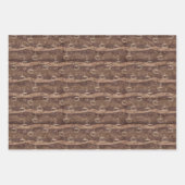 コーヒーカッコいいパーティータイル模様 ラッピングペーパーシート (正面2)