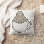 コーヒーカップでシール クッション (ブランケット)