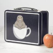 コーヒーカップでシール メタルランチボックス (インサイチュ)