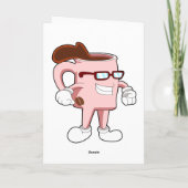 コーヒーカップとコーヒー カード (裏面)