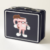 コーヒーカップとコーヒー メタルランチボックス (裏面)