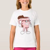 コーヒーカップとコーヒー Tシャツ (正面)