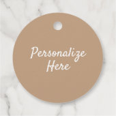 コーヒーカップとソーサーラテコーヒーかわいい フェイバータグ (裏面)