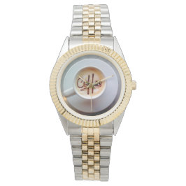 コーヒーカップとソーサーラテコーヒーマグ 腕時計