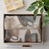 コーヒーカップとポットの分離/ 薄葉紙 (ギフト)