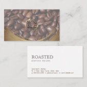 コーヒーカップと汚れブラシ 名刺 (正面/裏面)