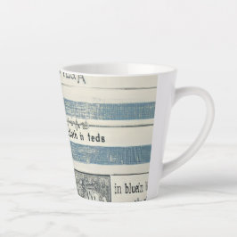 コーヒーカップと海詳細 カフェラテマグ