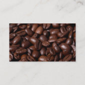 コーヒーカップと花 名刺 (裏面)