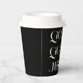 コーヒーカップに行く – ゴージュース 紙コップ (右)