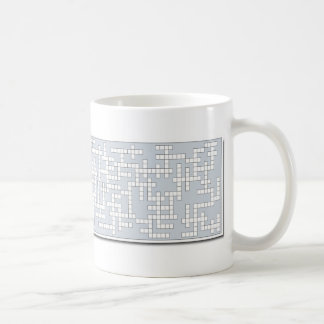 コーヒーカップのクロスワードパズル-容器#3のコーヒー・マグ コーヒーマグカップ