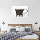 コーヒーカップのクローズアップ キャンバスプリント (インサイチュ (寝室))