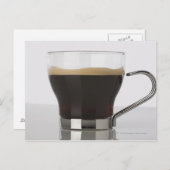 コーヒーカップのクローズアップ ポストカード (正面/裏面)