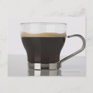 コーヒーカップのクローズアップ ポストカード