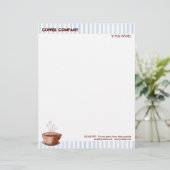 コーヒーカップのレターヘッド レターヘッド (スタンド正面)