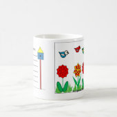 コーヒーカップの一口及び計画の鳥 コーヒーマグカップ (中央)