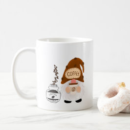 コーヒーカップの上のノームと一緒にコーヒーを楽しむ コーヒーマグカップ