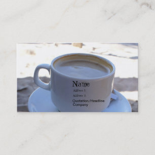 コーヒーカップの名刺 名刺