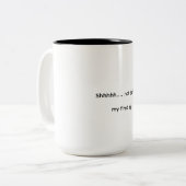 コーヒーカップの名言 ツートーンマグカップ (正面左)