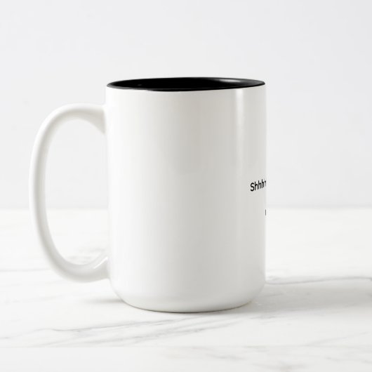 コーヒーカップの名言 ツートーンマグカップ (左)