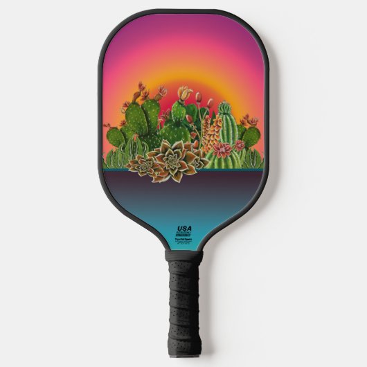 コーヒーカップの多汁炭素繊維漬け ピックルボールラケット (正面)