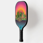 コーヒーカップの多汁炭素繊維漬け ピックルボールラケット (左)