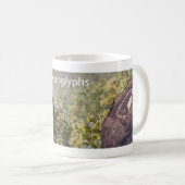 コーヒーカップの岩石彫刻 コーヒーマグカップ (正面右)