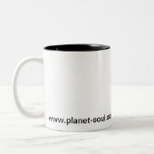 コーヒーカップの惑星の精神CVR、www.planet-soul.com ツートーンマグカップ (左)