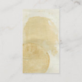 コーヒーカップの汚れの標準 名刺 (裏面)