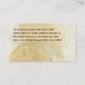 コーヒーカップの汚れの近道 名刺 (裏面)