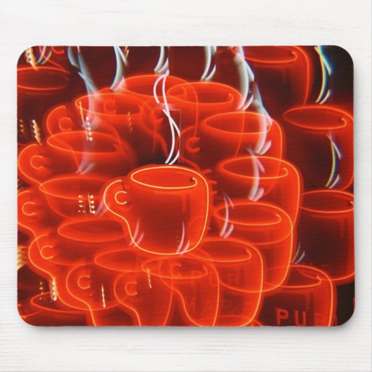 コーヒーカップの狂気 マウスパッド (正面)
