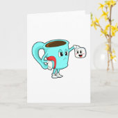 コーヒーカップの画像.PNG カード (黄色い花)