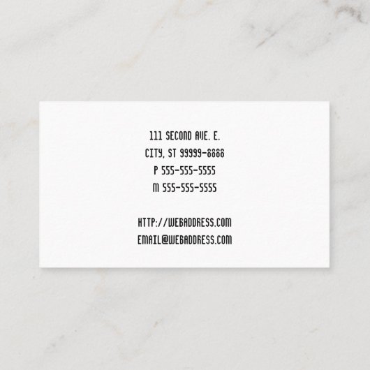 コーヒーカップの線画のパンチカード ロイヤリティカード (裏面)