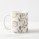コーヒーカップの葉 コーヒーマグカップ (左)